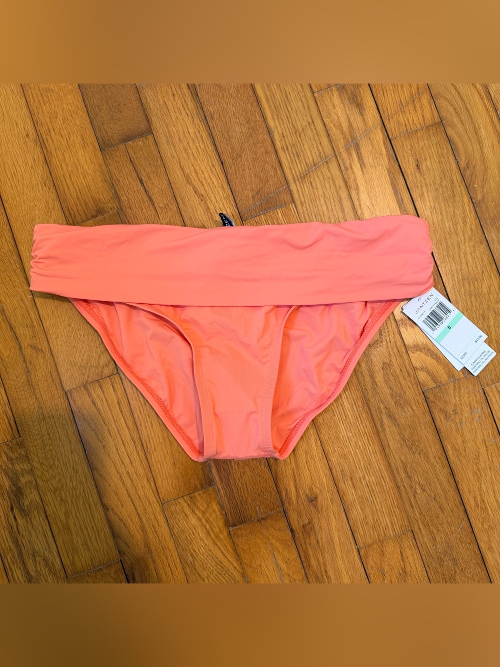 Jantzen Coral Fold-Over Bikini Bottom